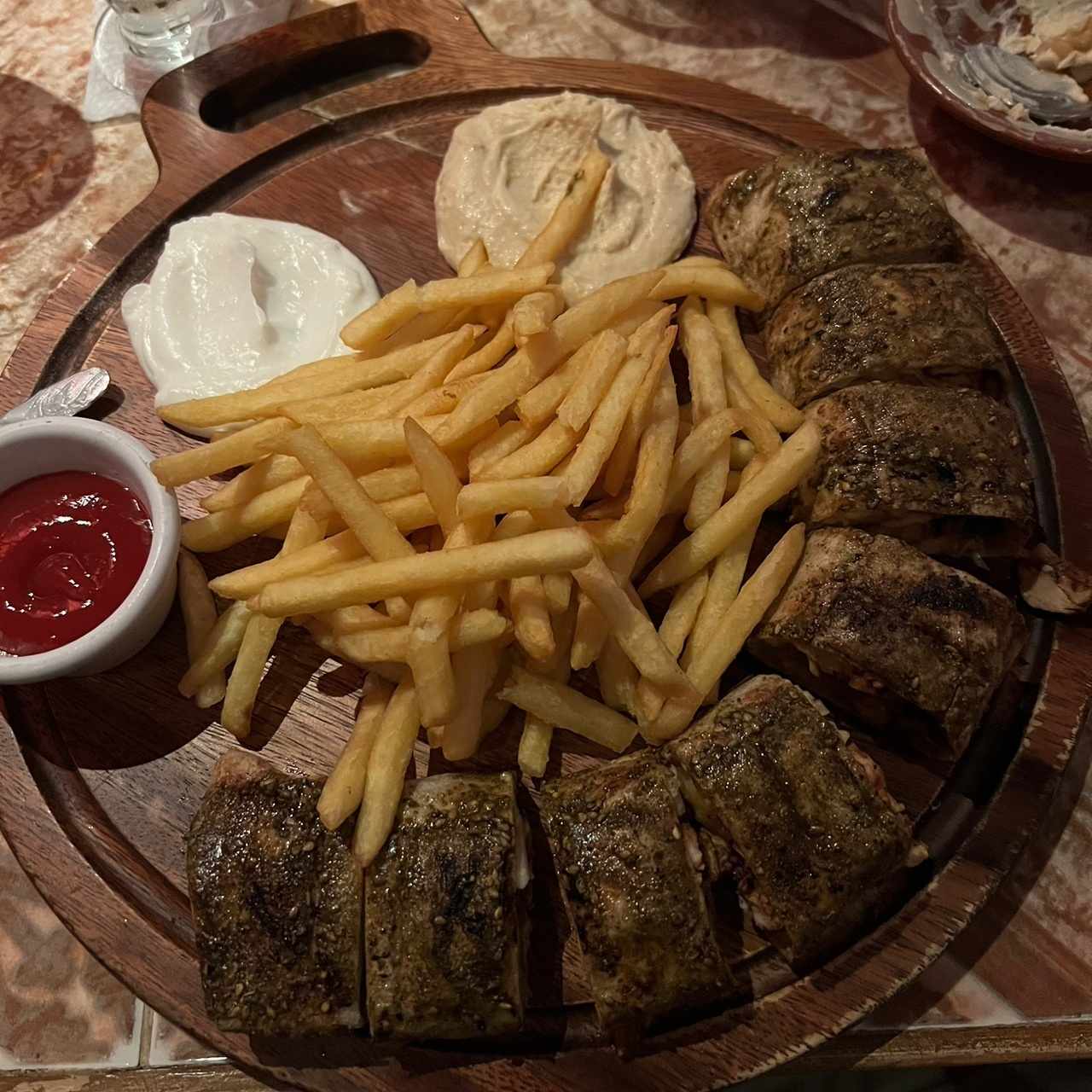 Shish Taouk con Zaatar