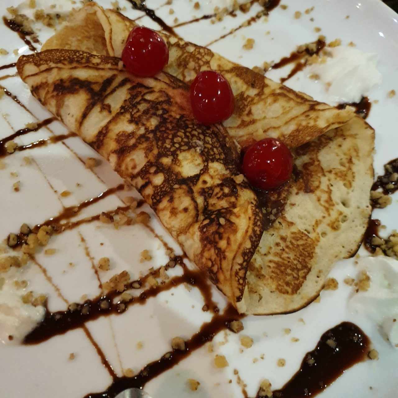 Postres - Crepes con chocolate