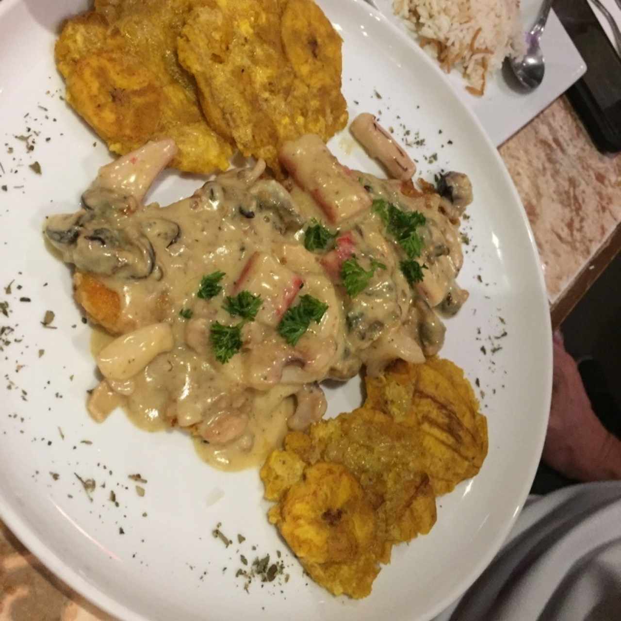 Filete de Corvina a la marinera