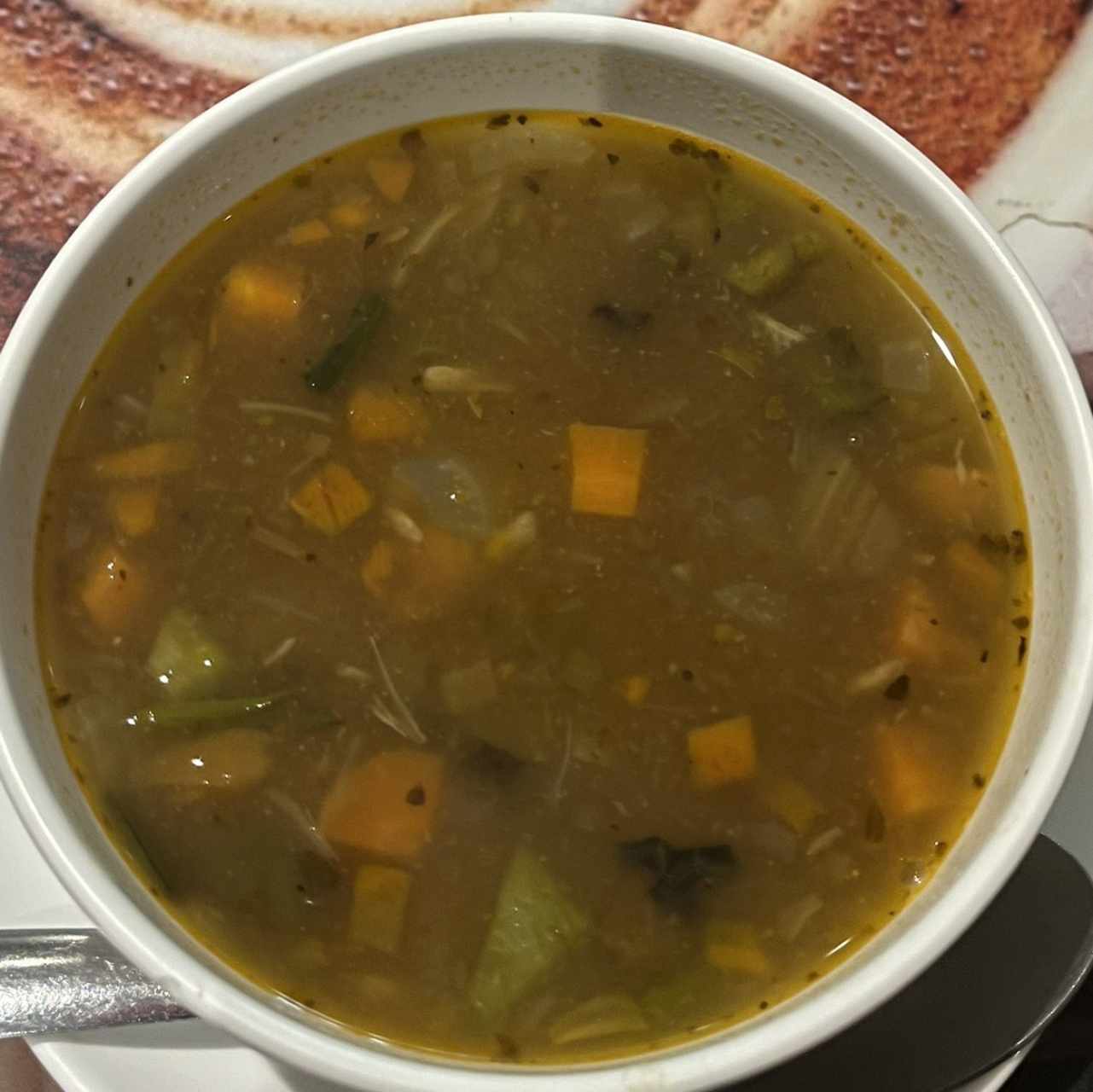 Sopa de lentejas 