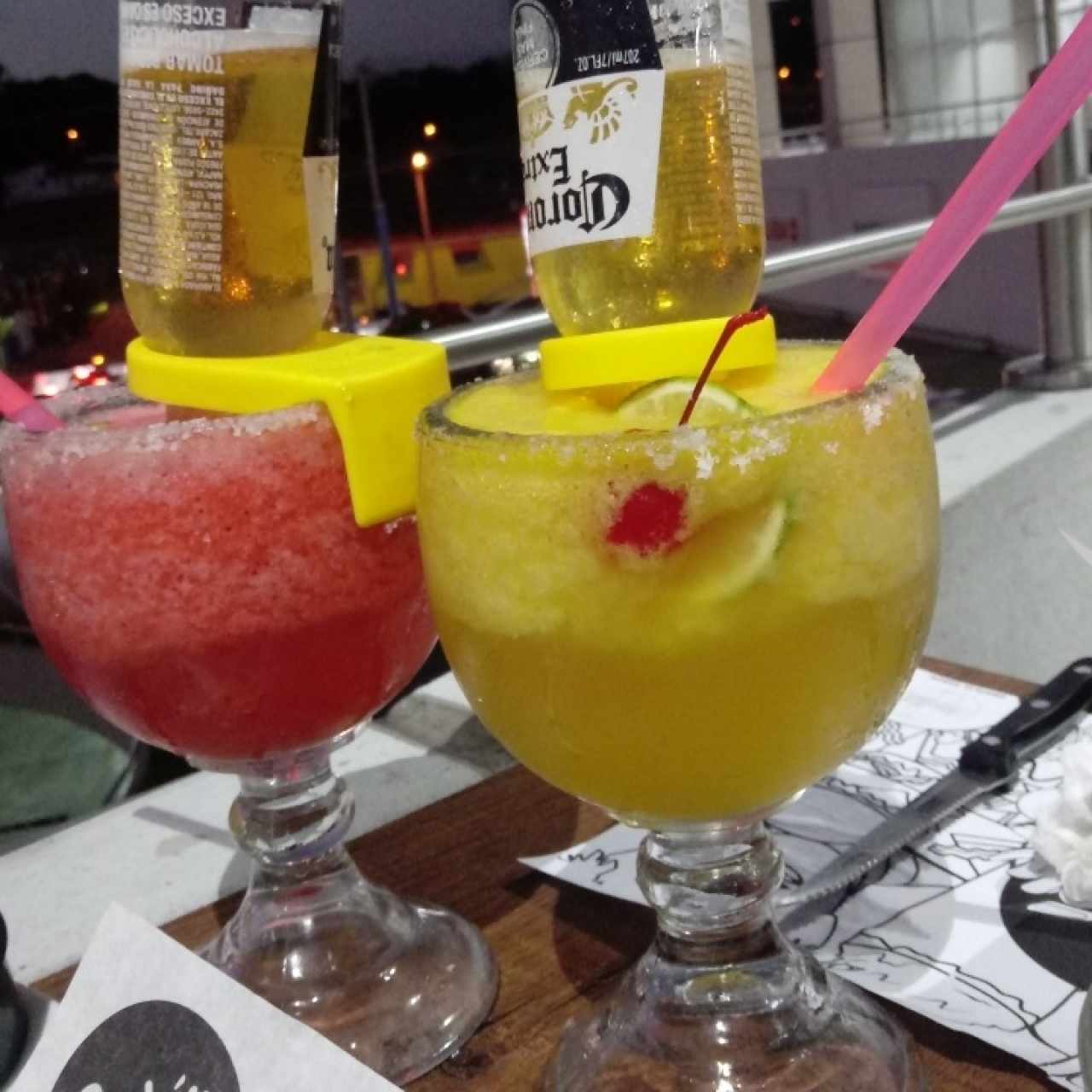 Margarotas fresa y marácuya