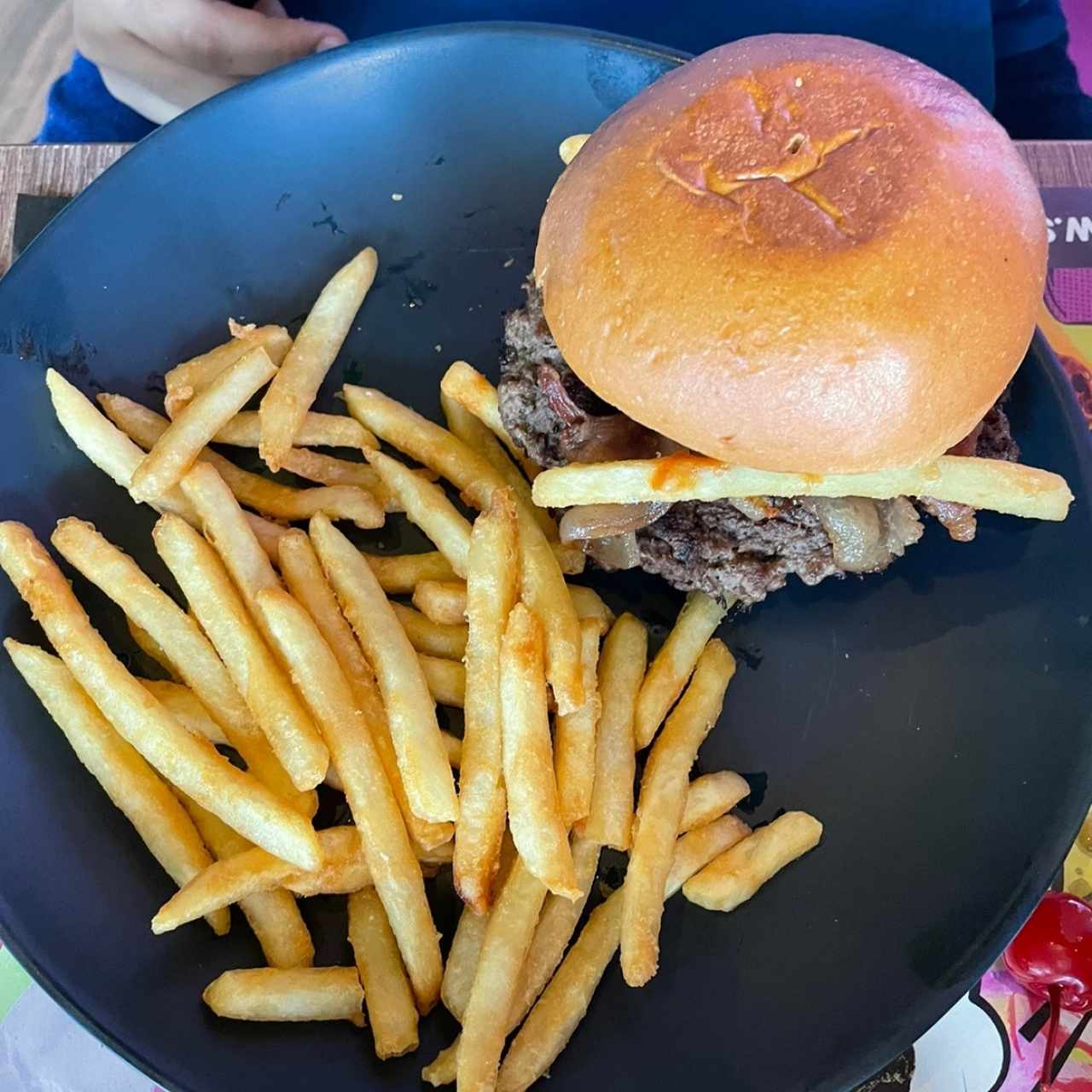 burguer con bacon 