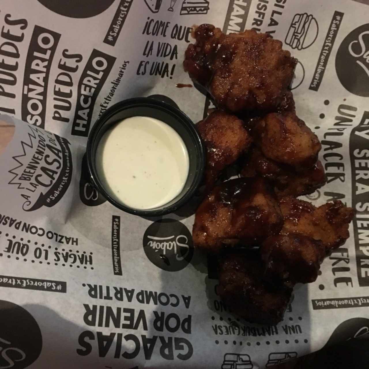 boneless honey bbq