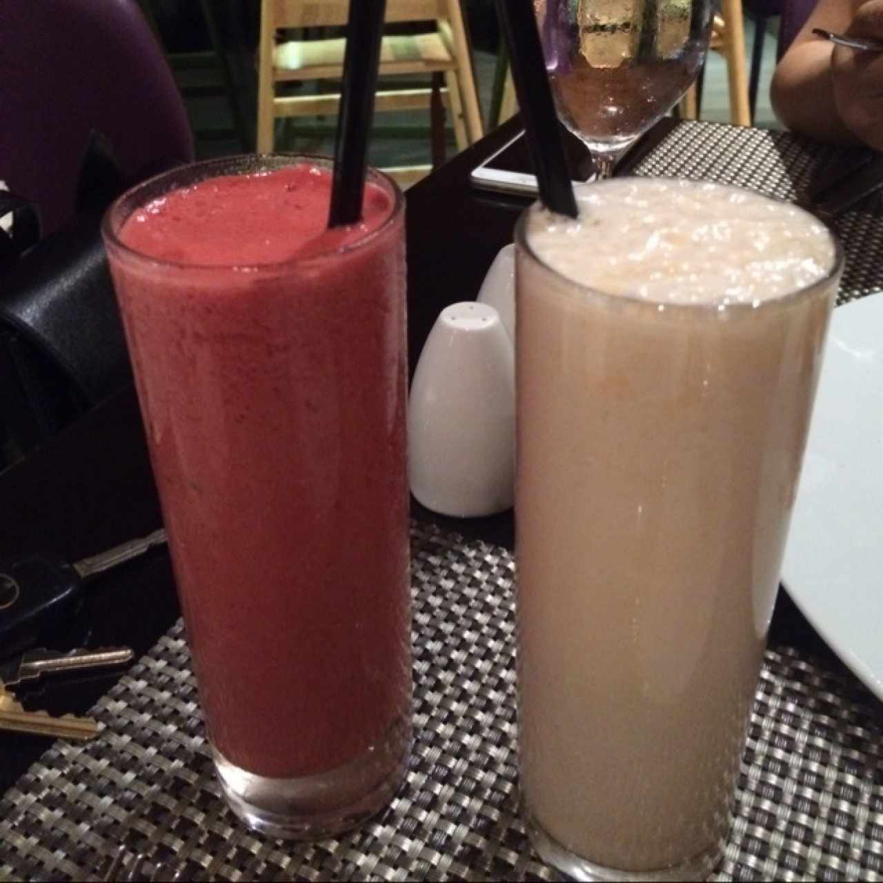 batido de fresa y melon