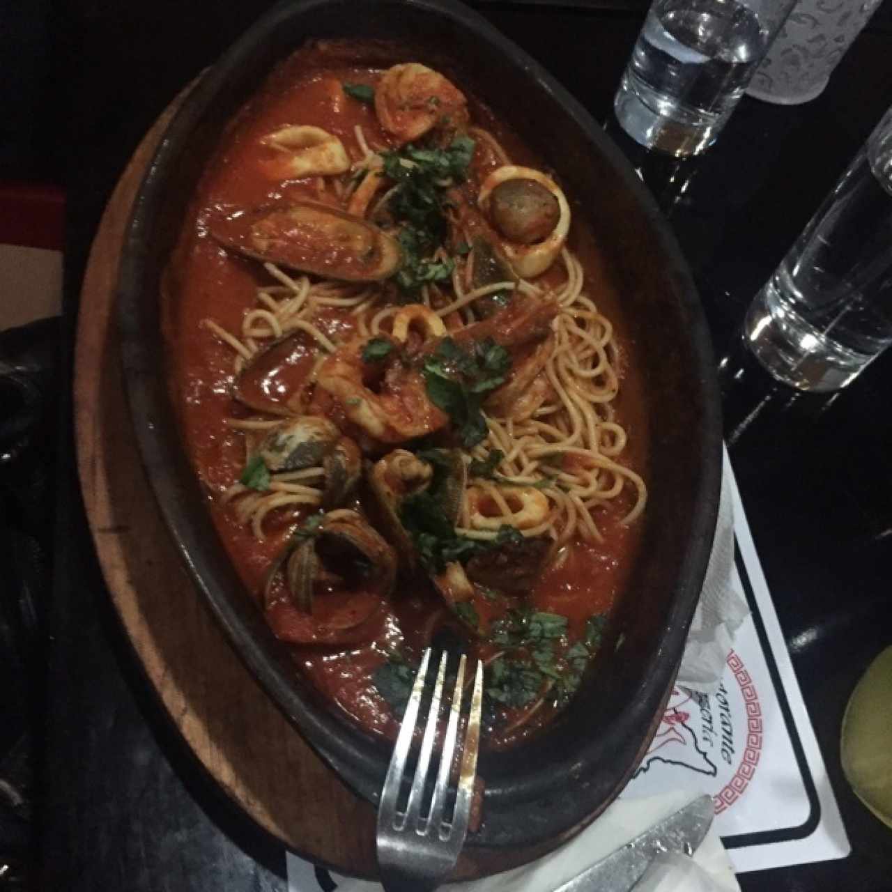 spegati con mariscos