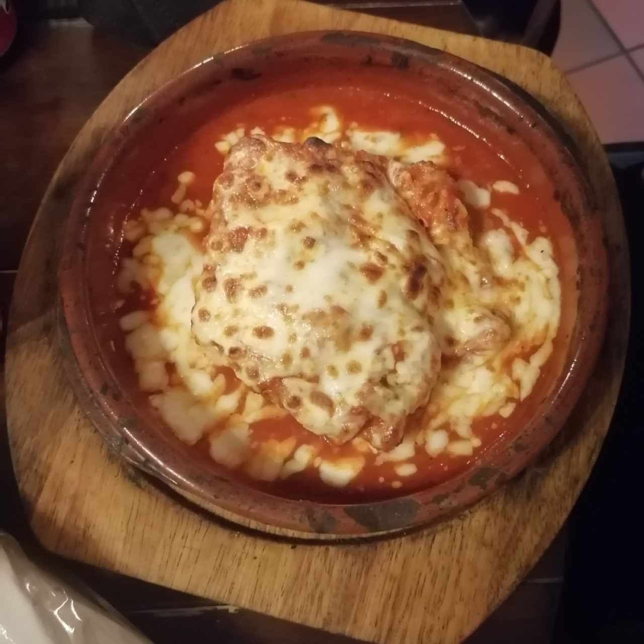 Lasaña de Carne en Salsa Pomodoro Gratinada