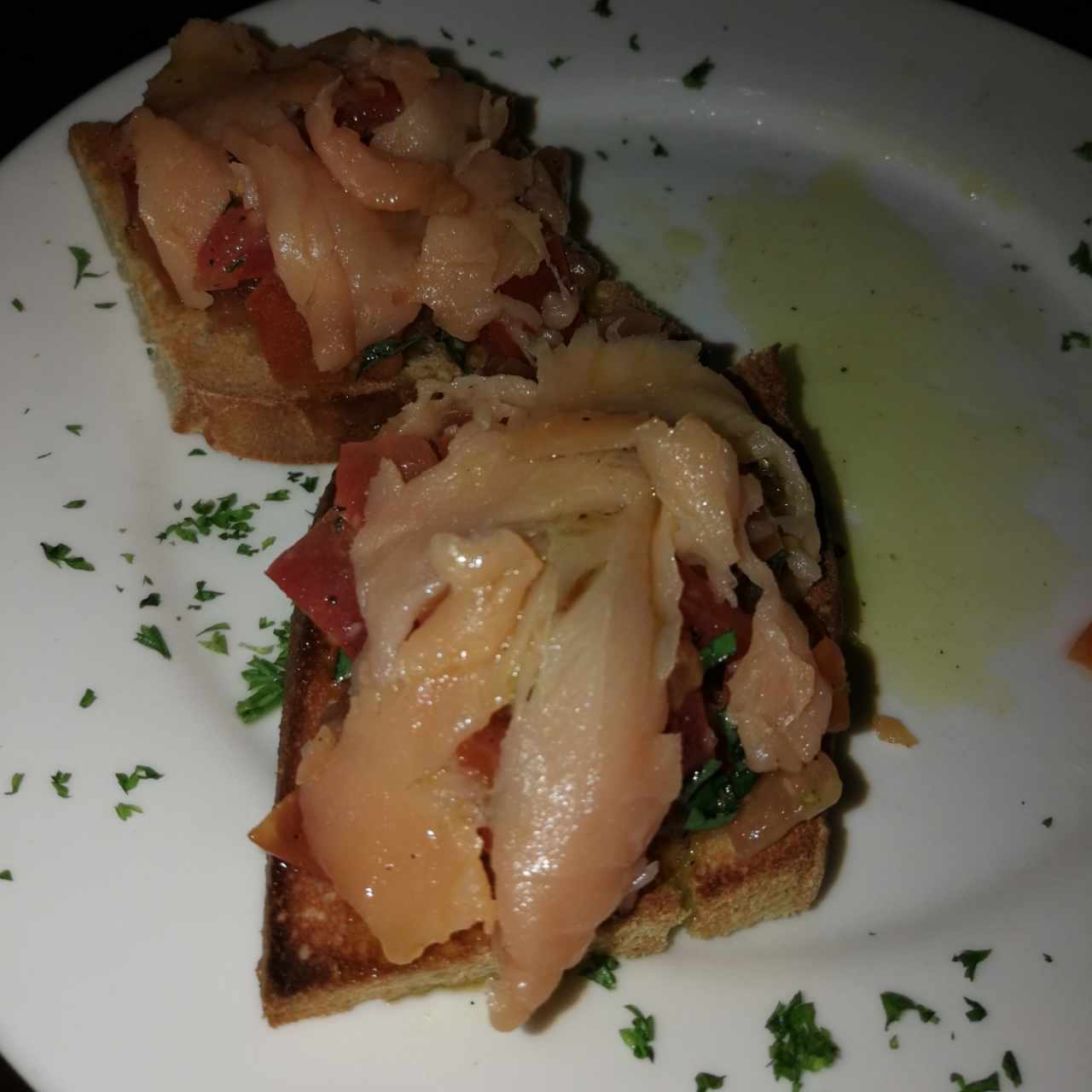 brusquetas de salmon