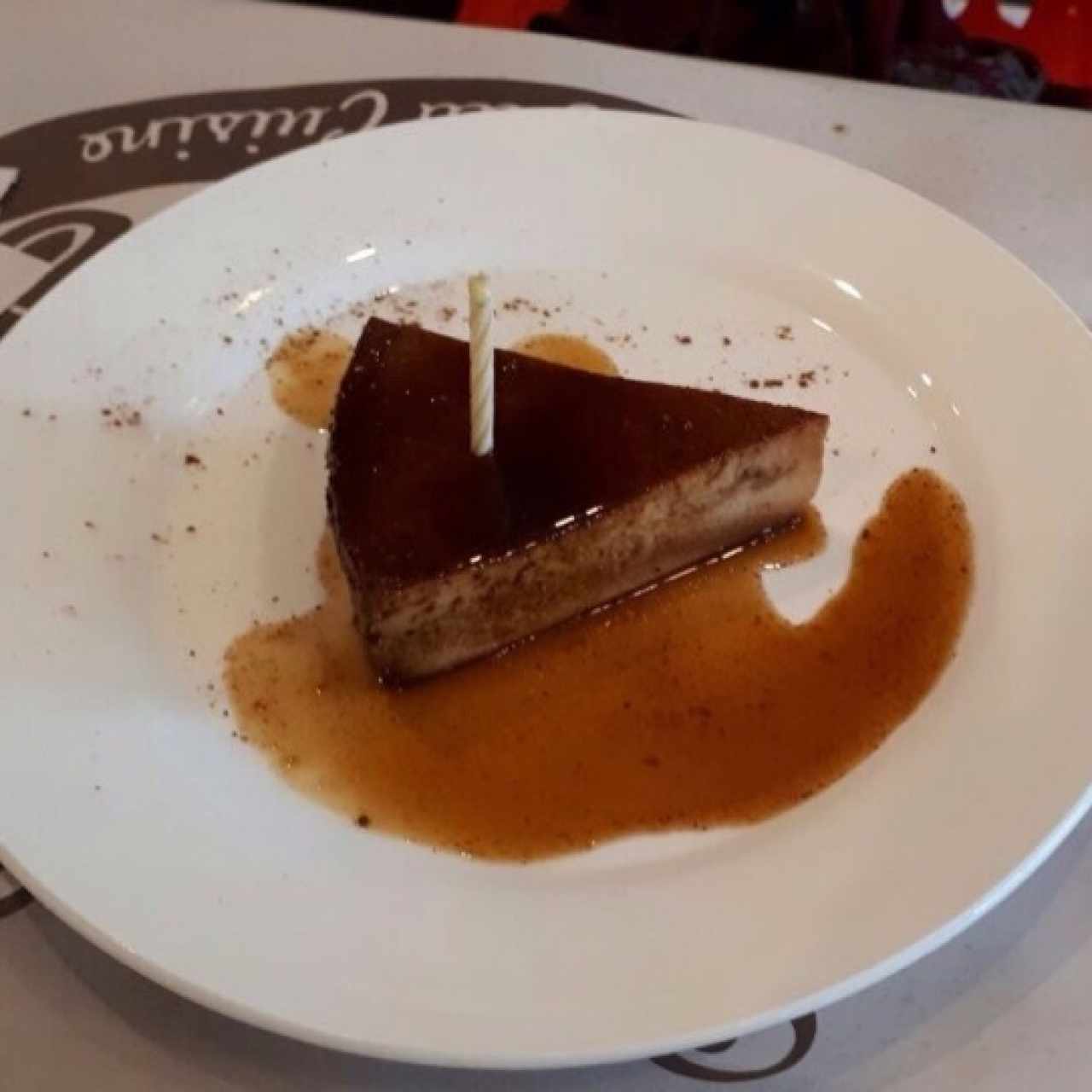 Flan de la casa