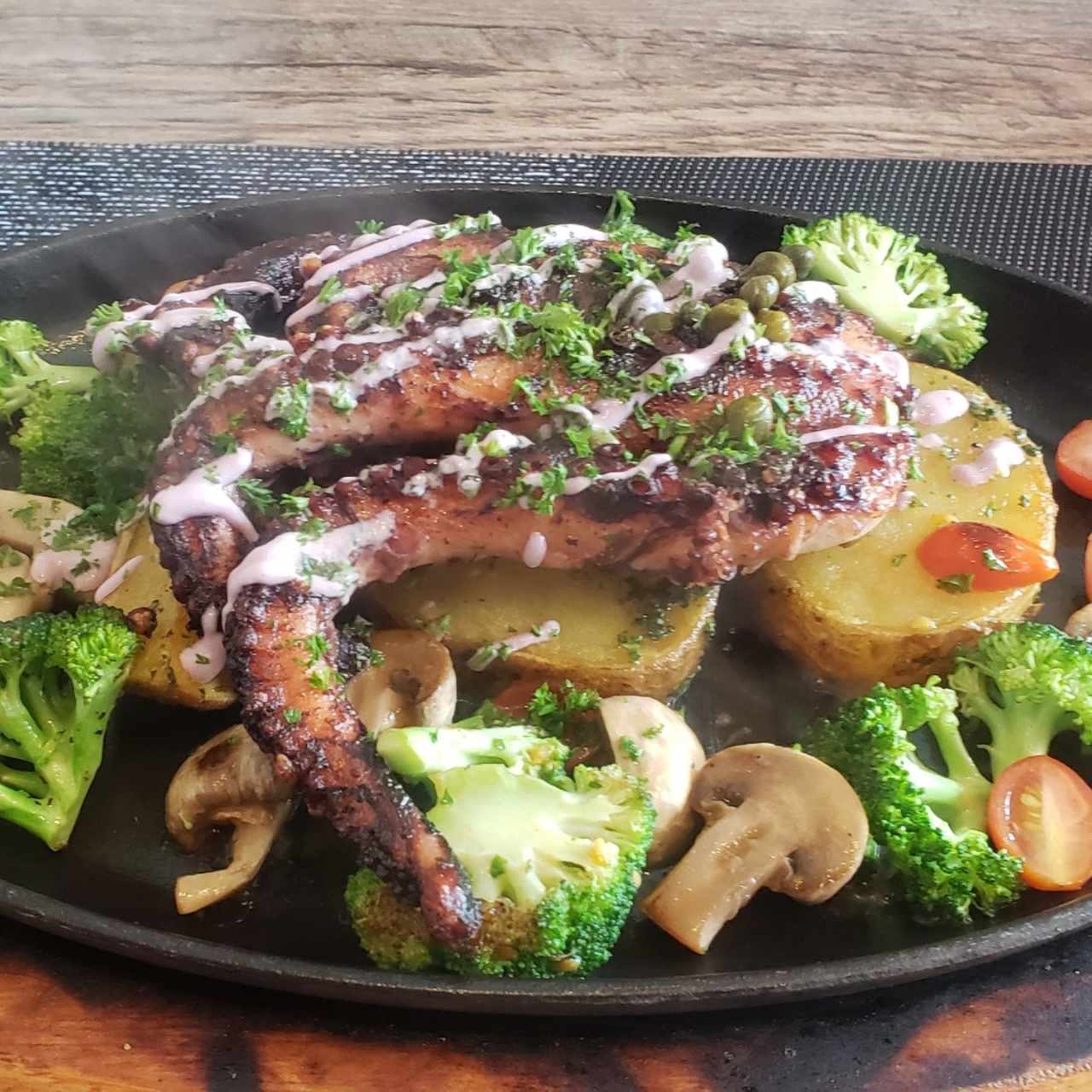 Pulpo a la parrilla