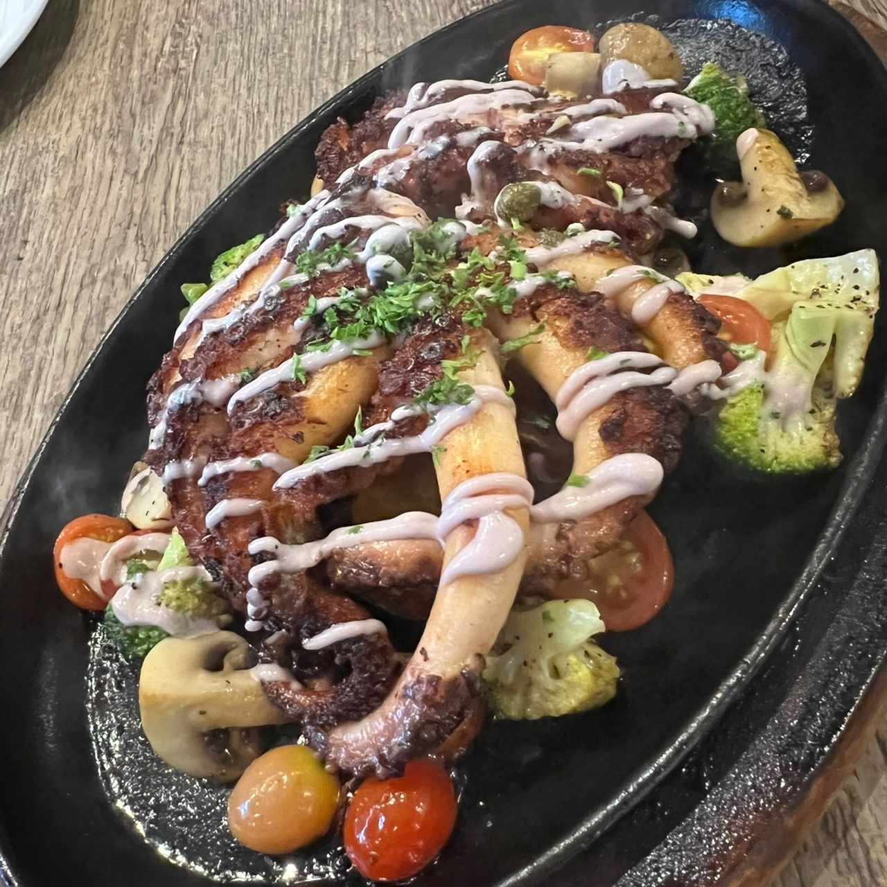 Pulpo a la parrilla