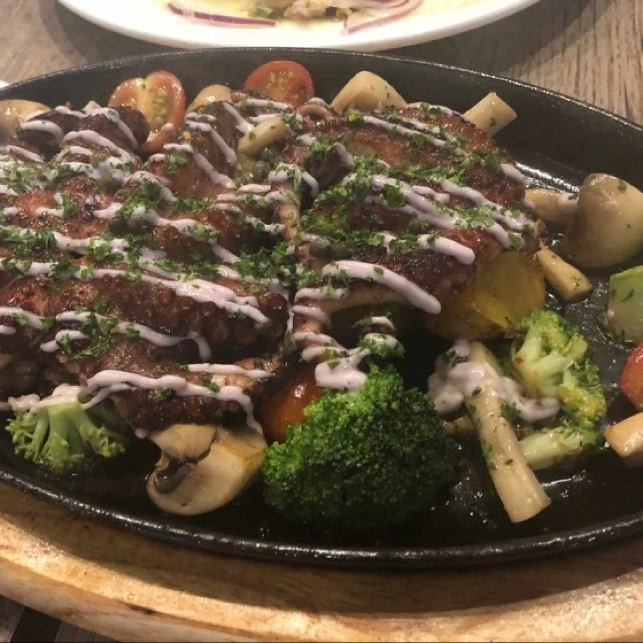 pulpo a la parrilla