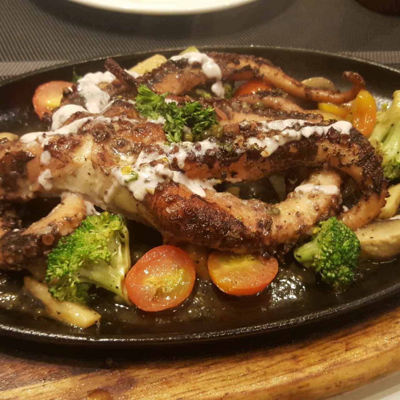 Pulpo a la parrilla