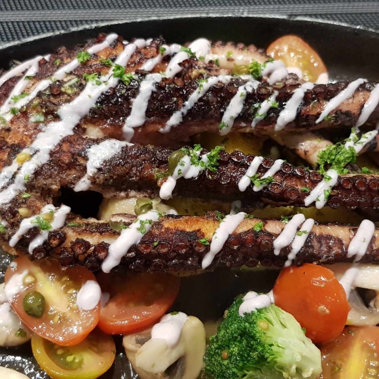 Pulpo a la parrilla