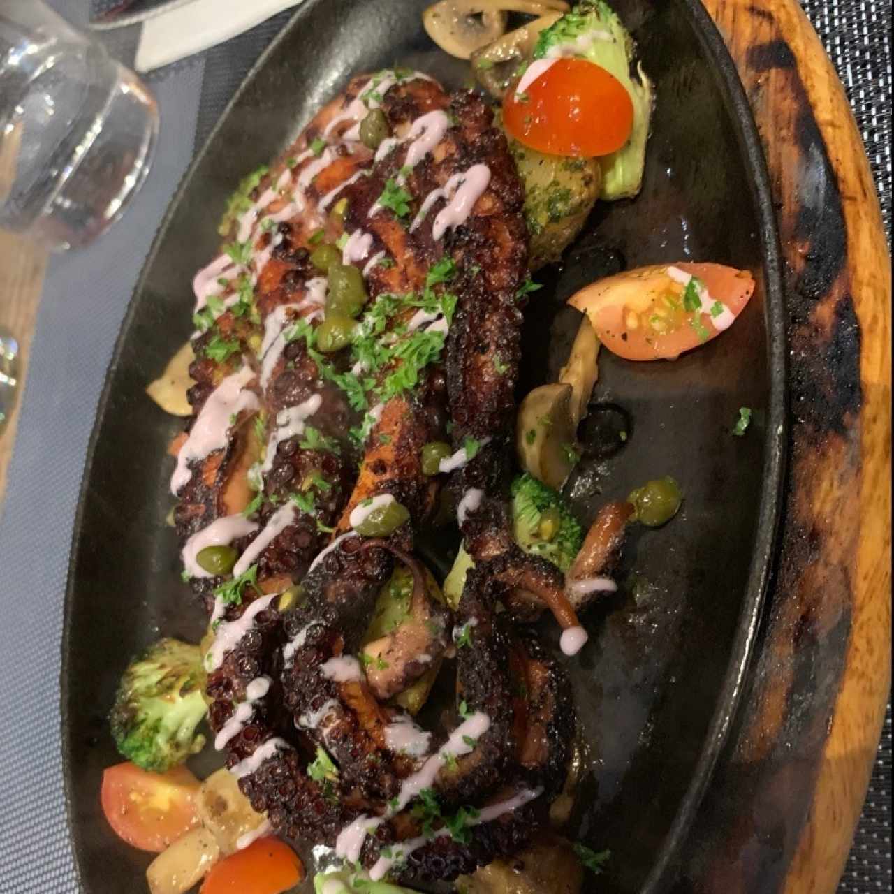 pulpo a la parrilla