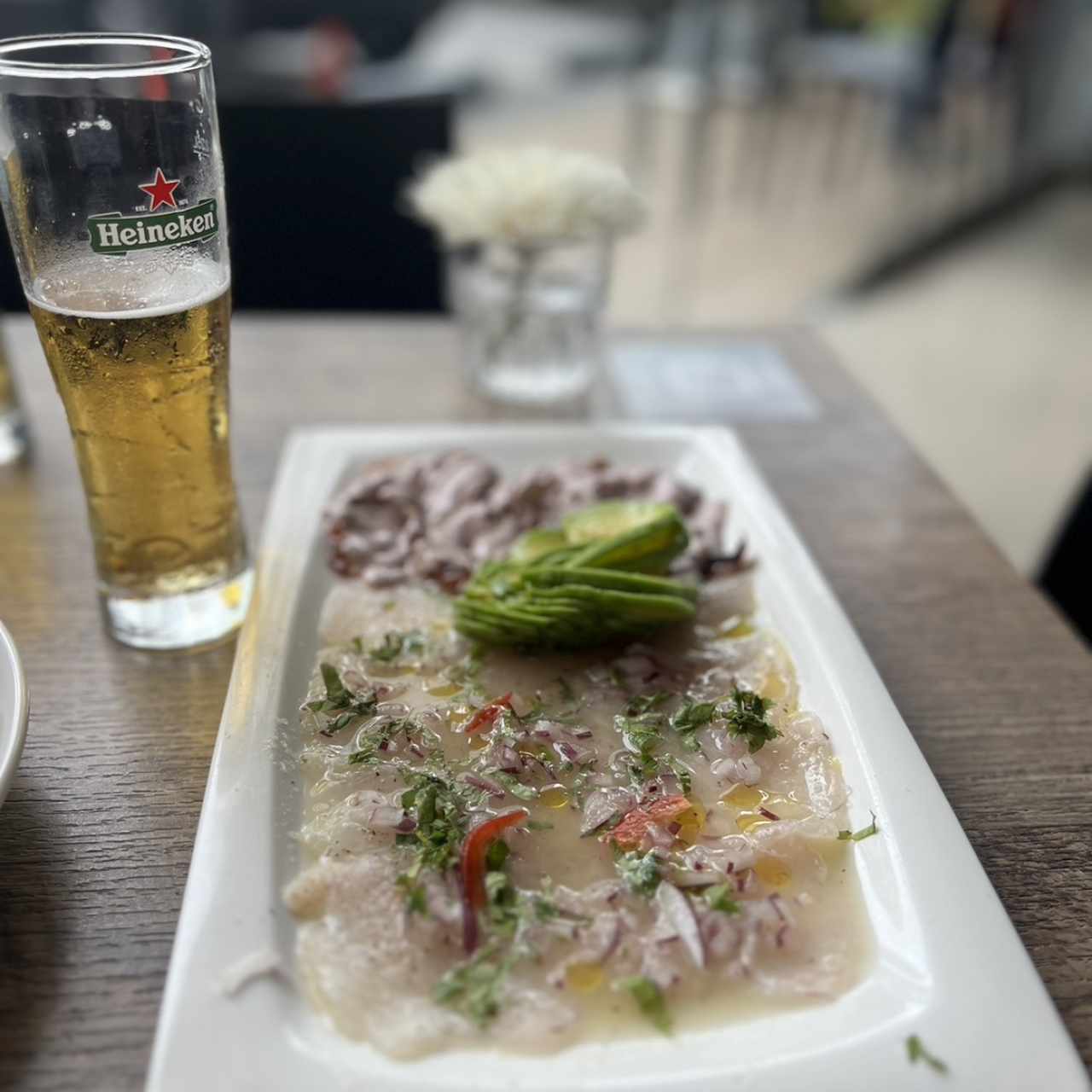 Tiradito de corvina