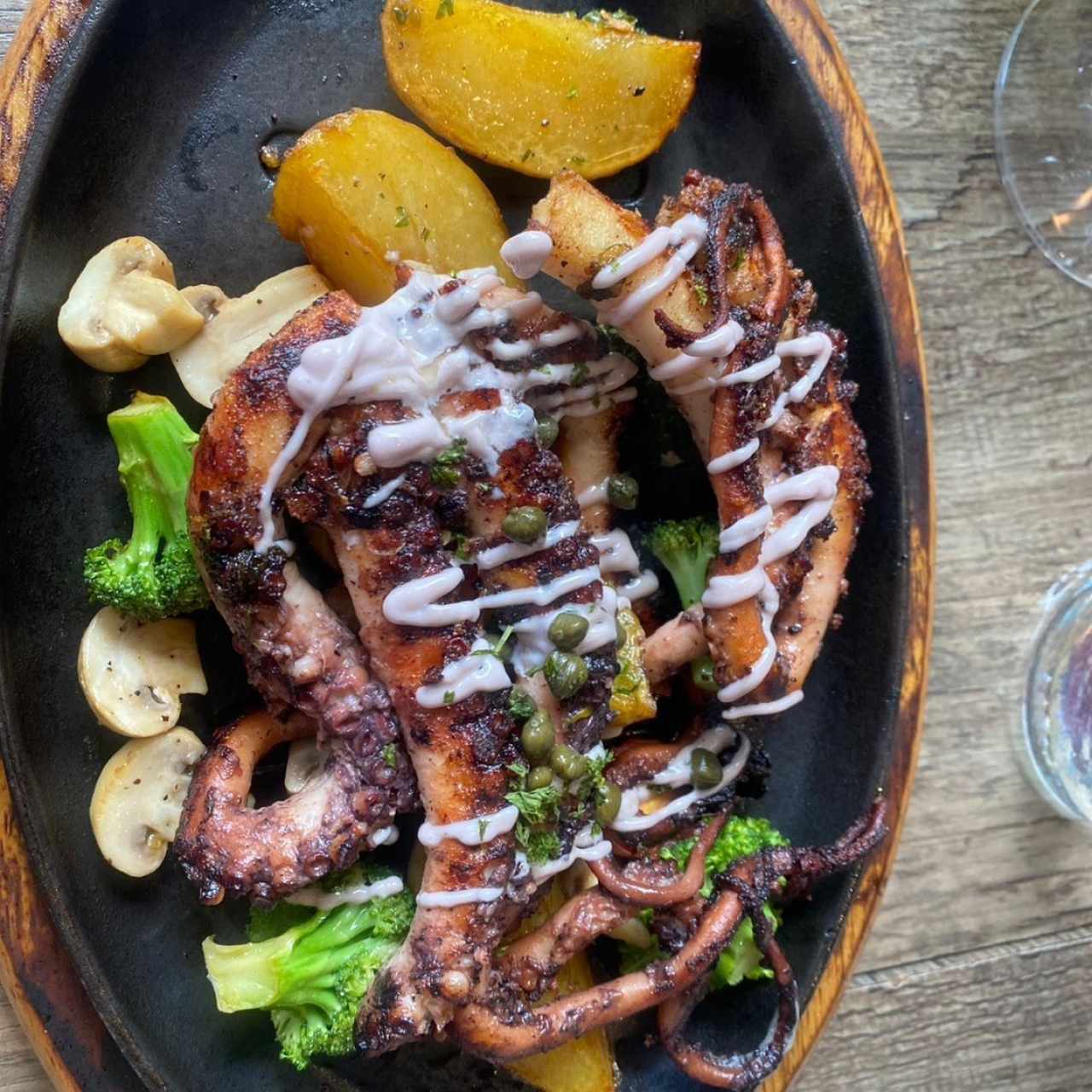 Pulpo a la parrila