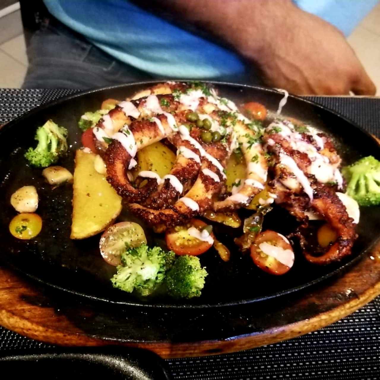 Pulpo a la parrilla!