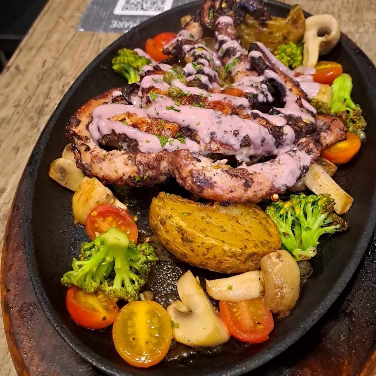 Pulpo a la parrilla