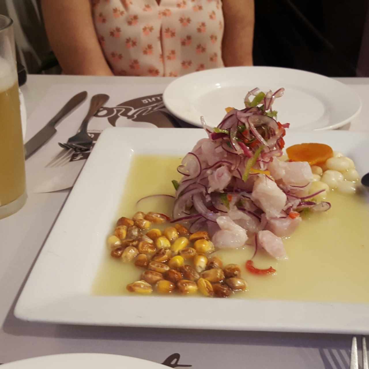 Ceviche clasico de robalo