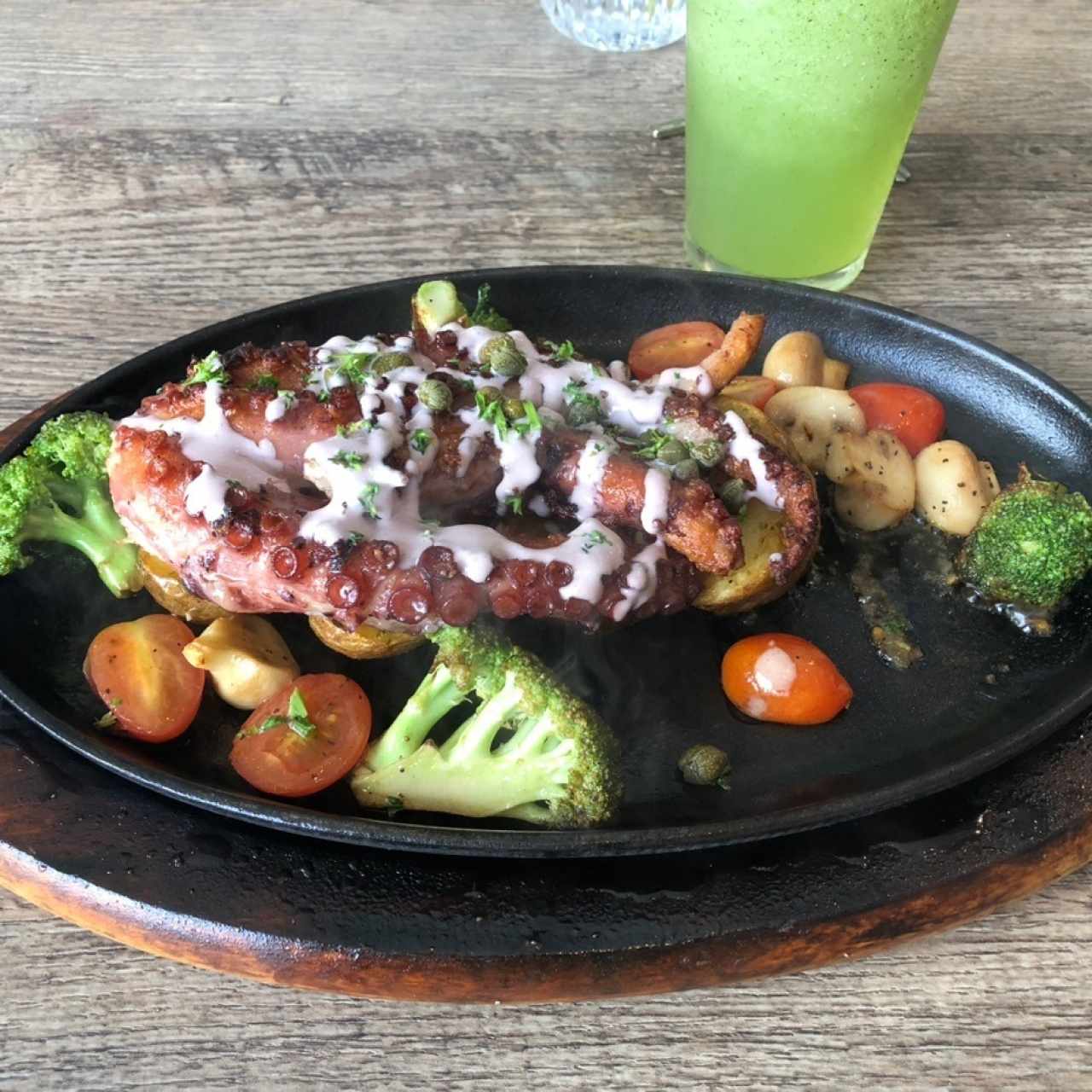 Pulpo al carbón