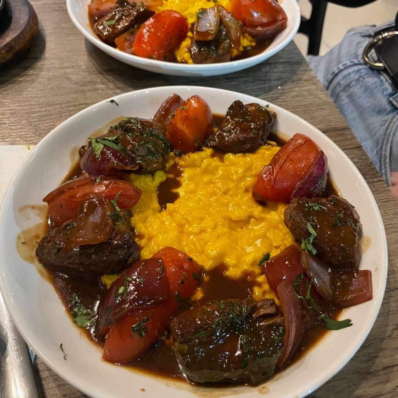 RISOTTO DE AJI AMARILLO CON LOMO