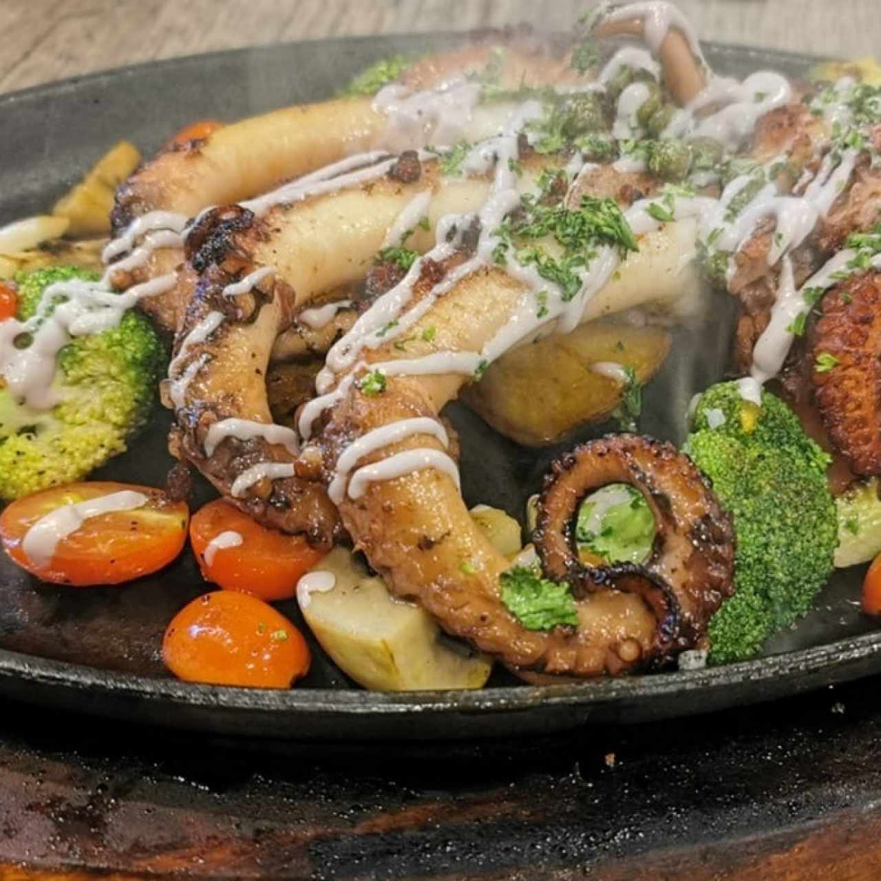 Pulpo a la parrilla