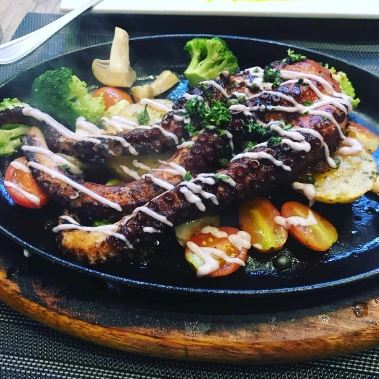 pulpo a la parrilla