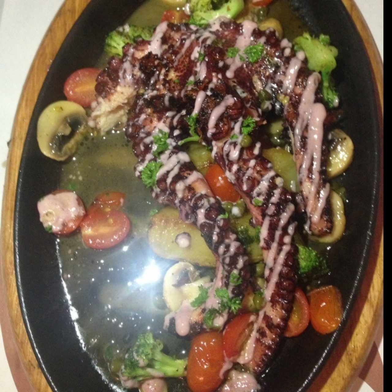 pulpo a la parrilla