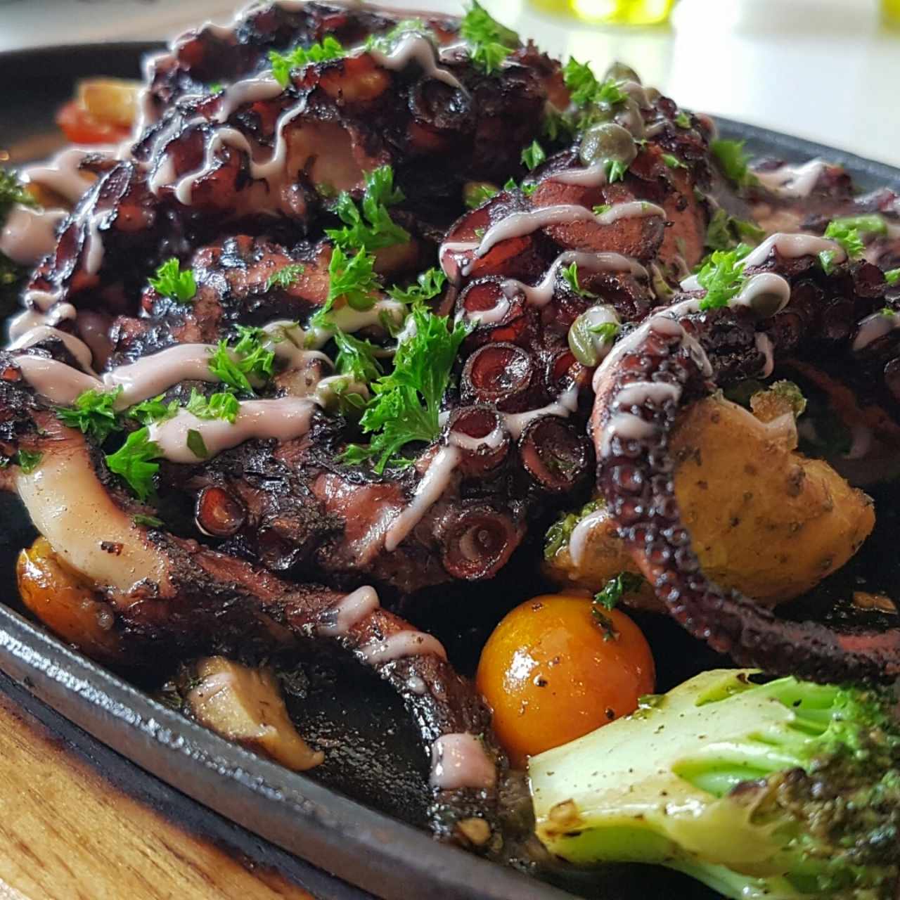 pulpo a la parrilla