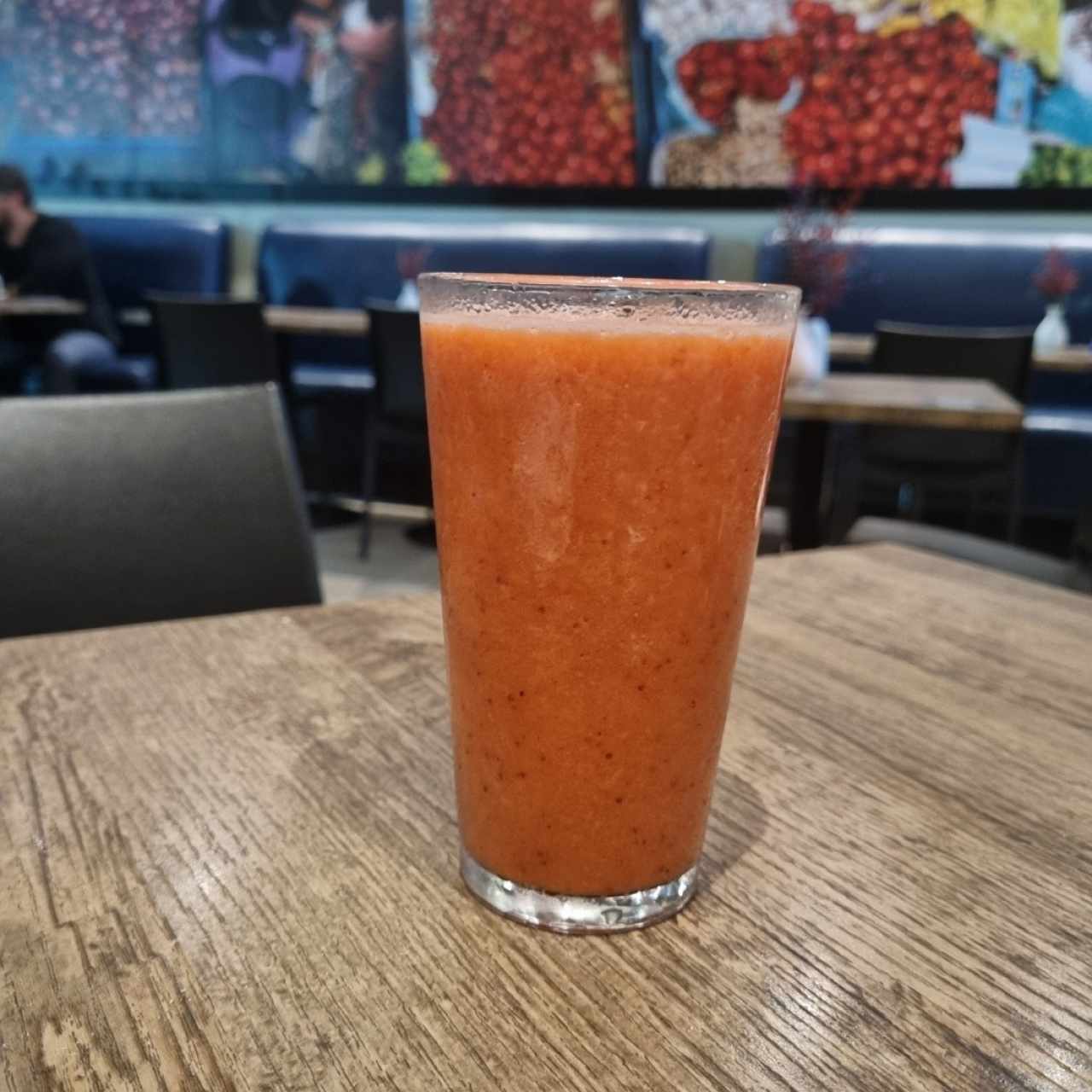 jugo de fresa y maracuyá