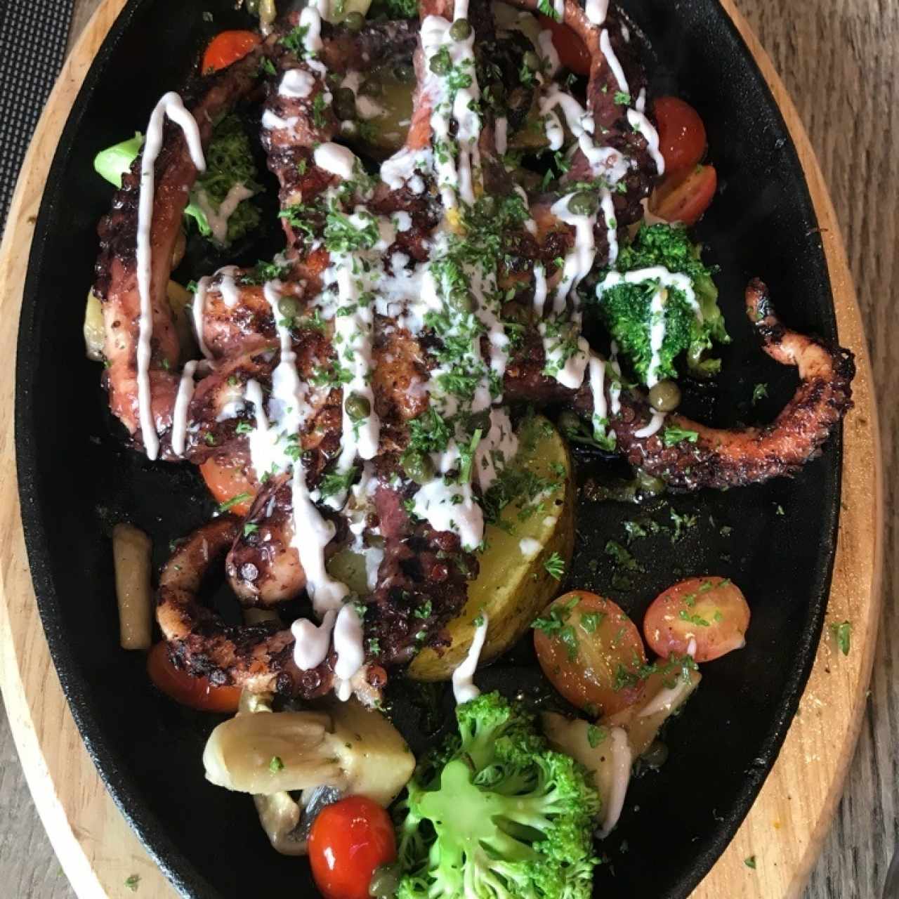 Pulpo a la parrilla