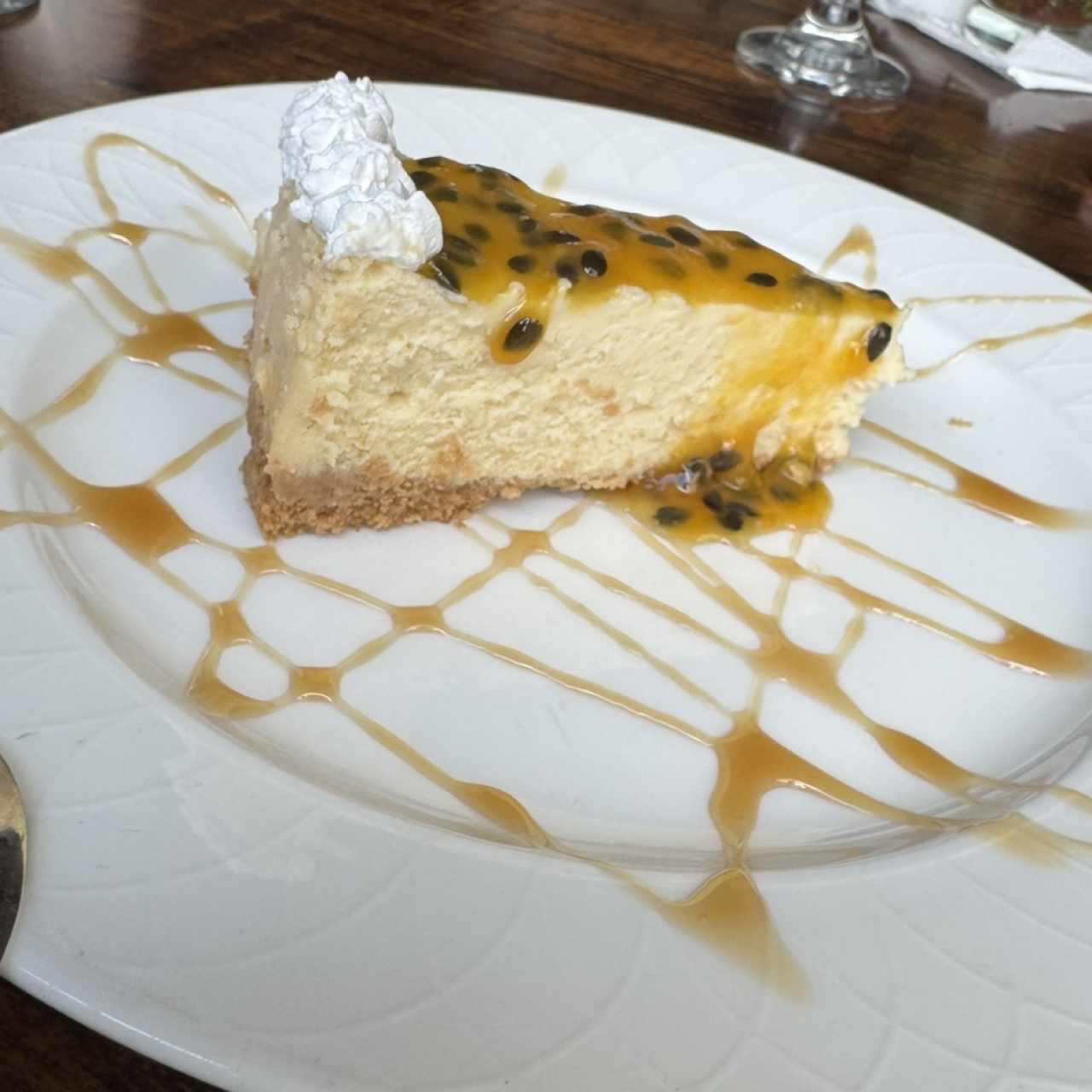 Postres - Cheesecake de Maracuyá