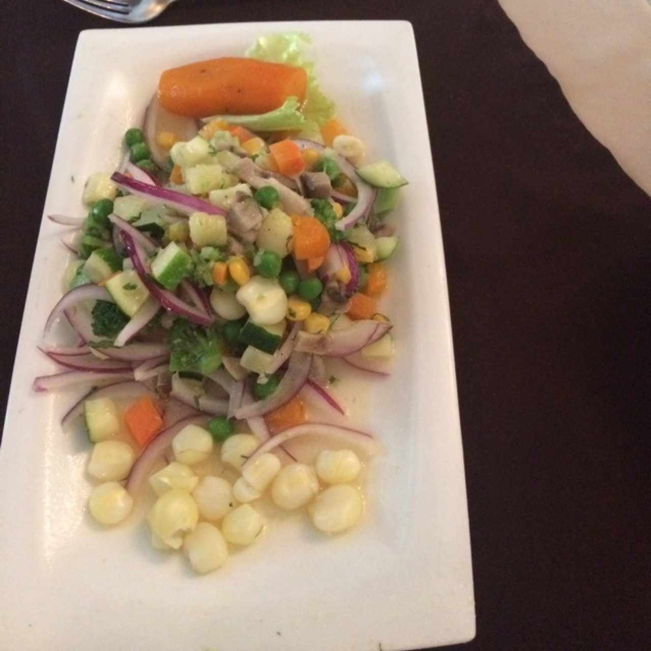 Ceviche vegetariano