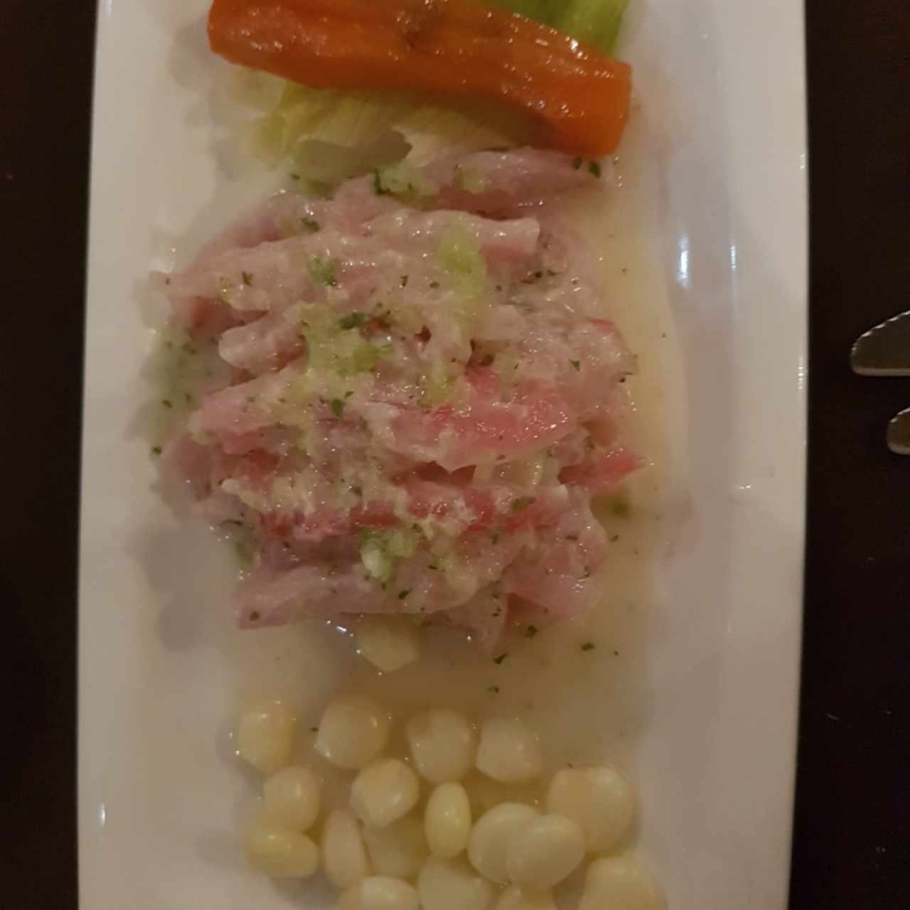 tiradito de pescado