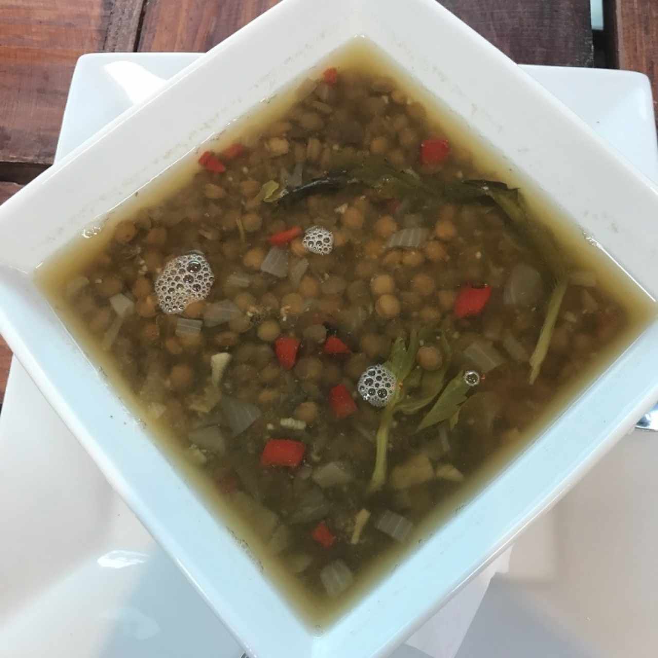 sopa de lentejas