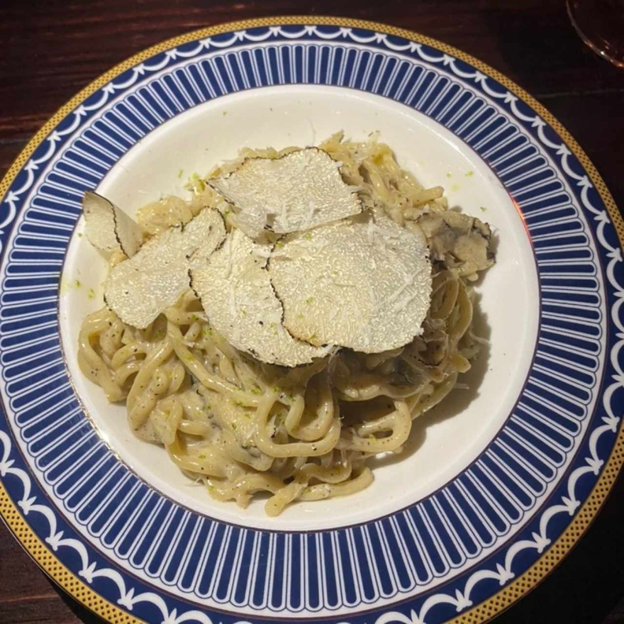 pasta con trufas 