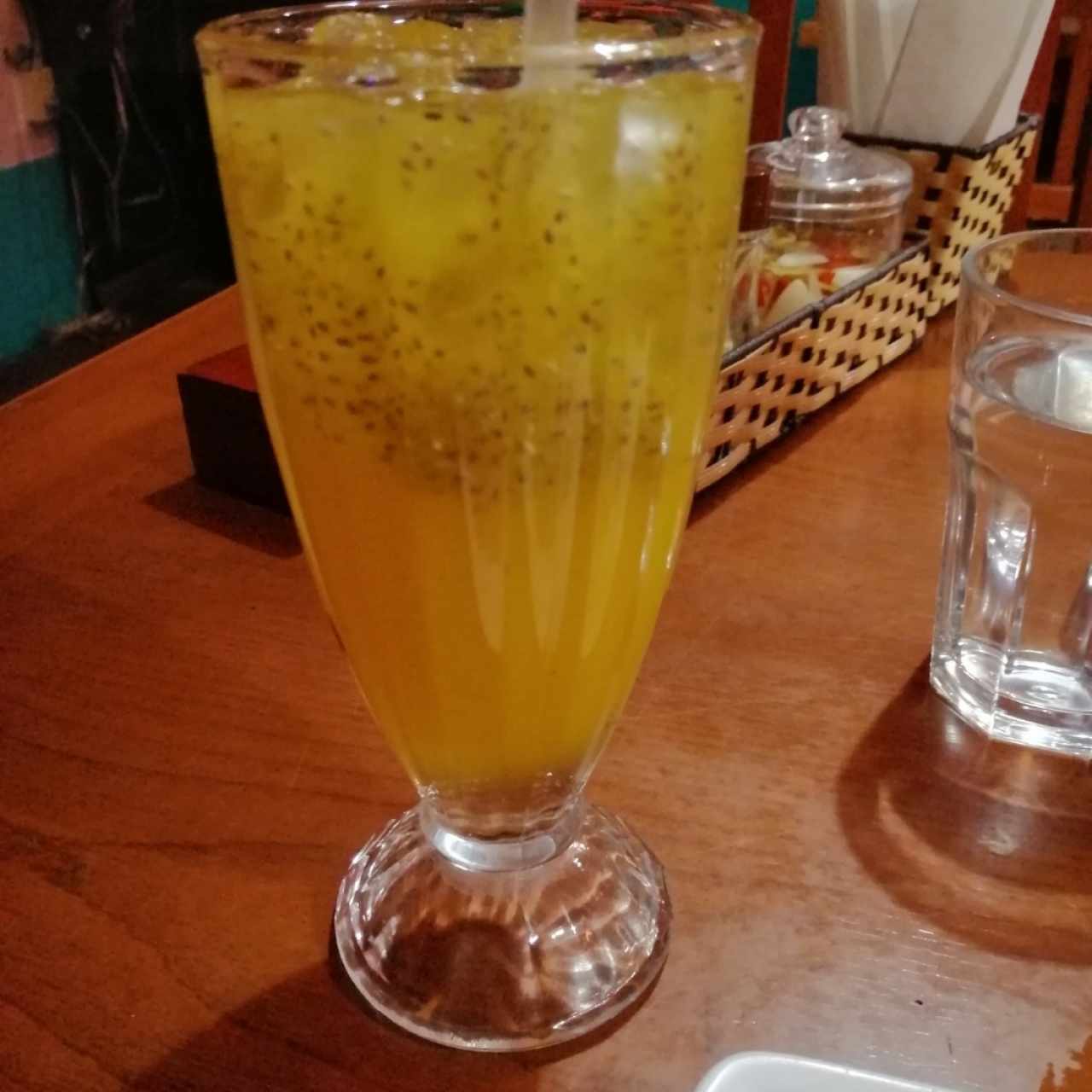 jugo de maracuya con chia