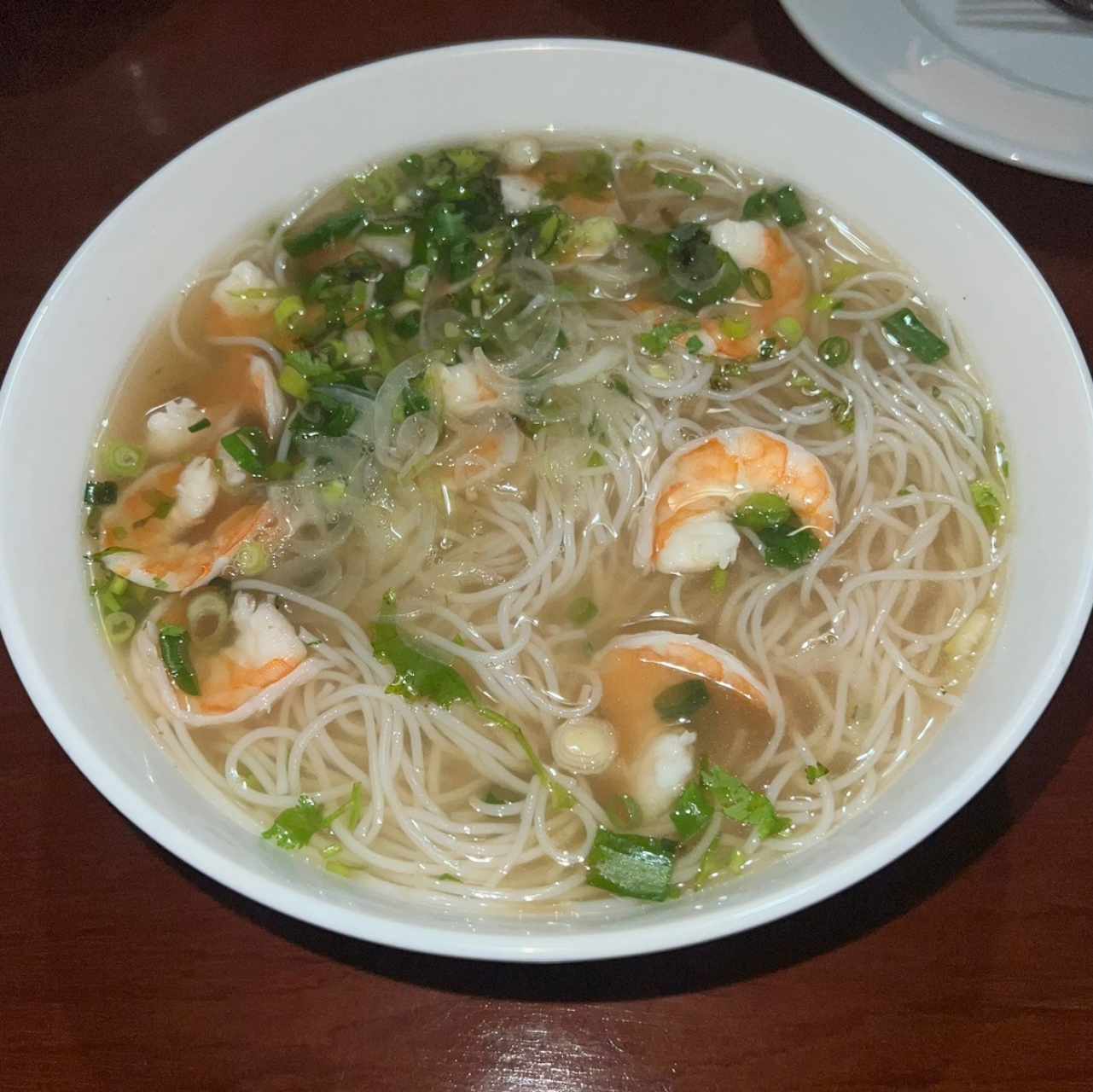 Bún Tom Sopa de camarones