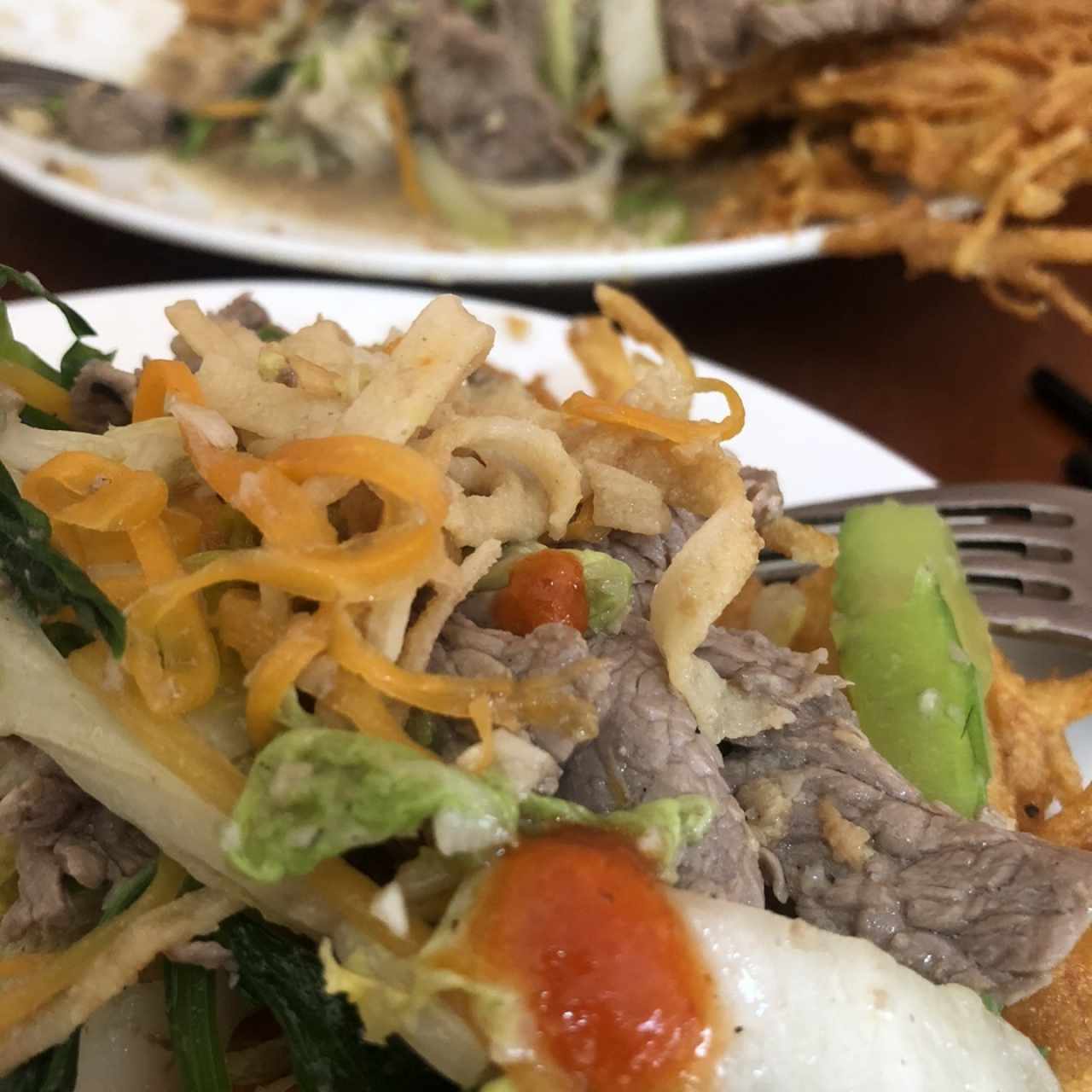 Bún Bó Nam Bo Fideos de arroz con carne salteada