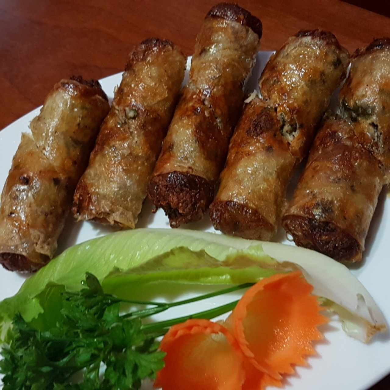 Rollos de carne con vegetales