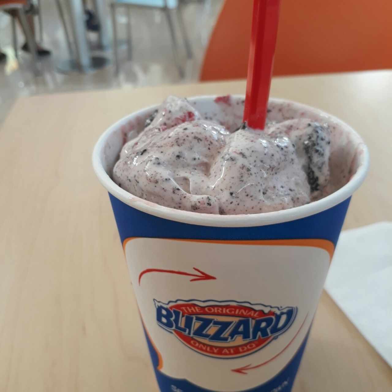 blizzard de fresa y oreo🤗🍓