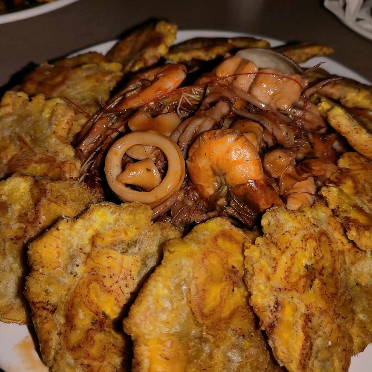 Picada de mariscos 