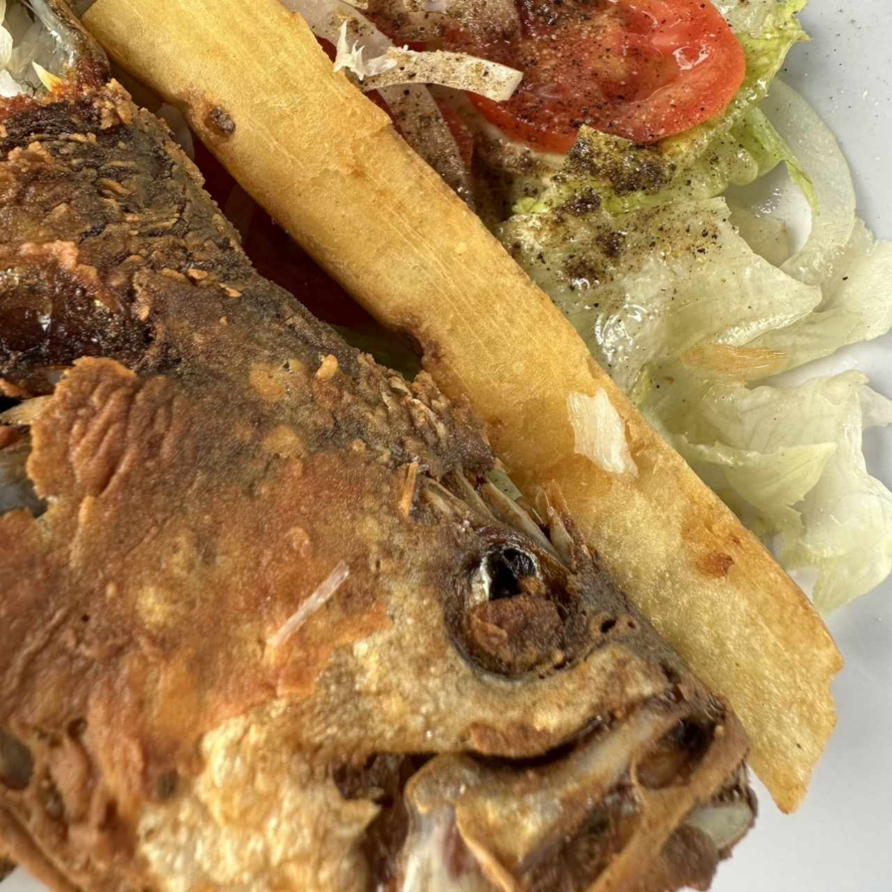 Pescado frito