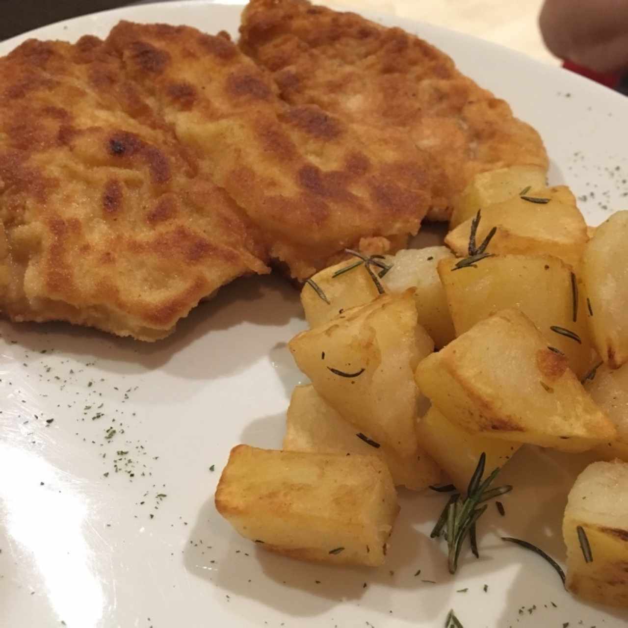 Pechuga de pollo alla milanese