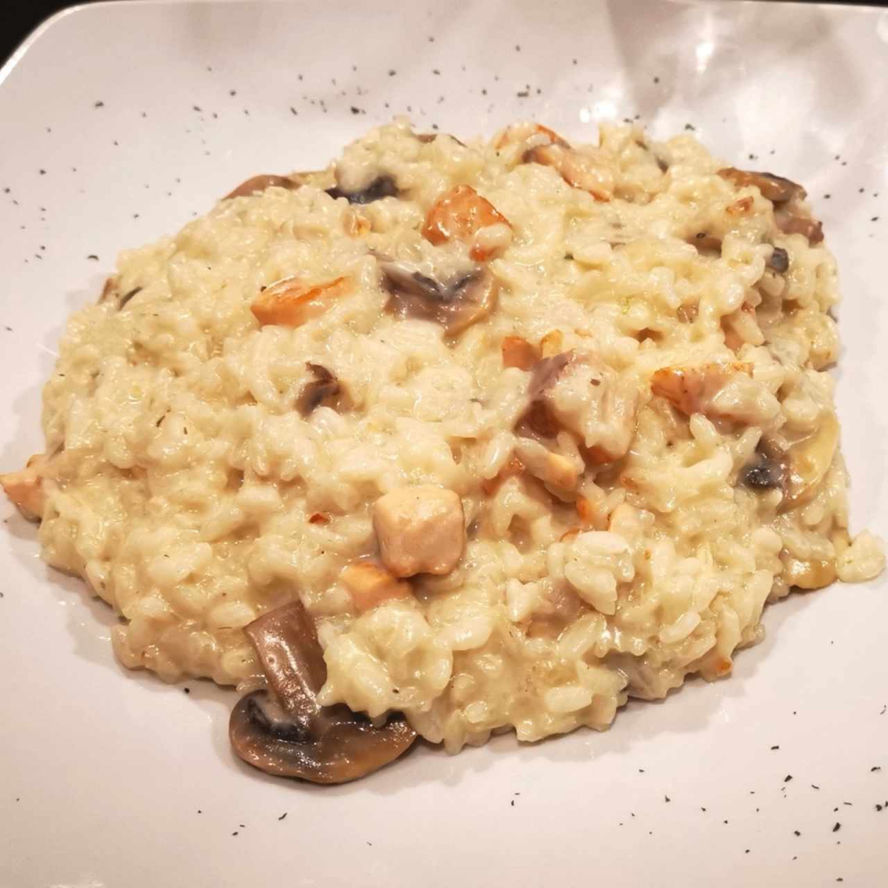 Risotto de Salmón y Hongos (menú del día)