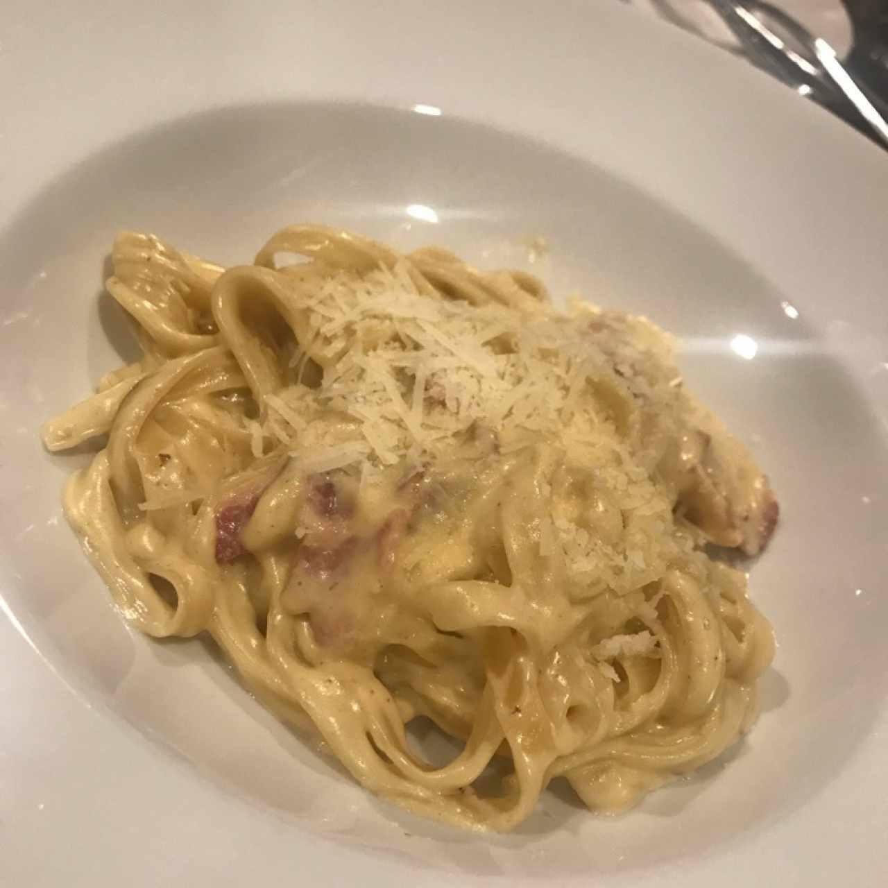 fetuccine carbonara