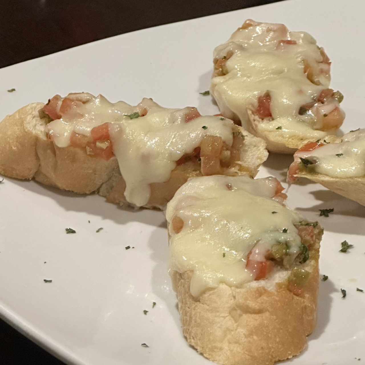 Entradas - Crostini Pizzaiola