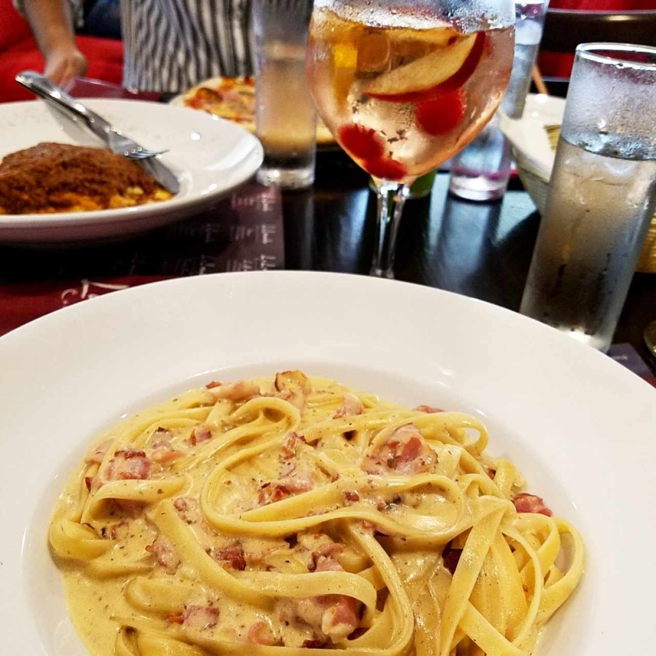 Tagliatelle a la Carbonara