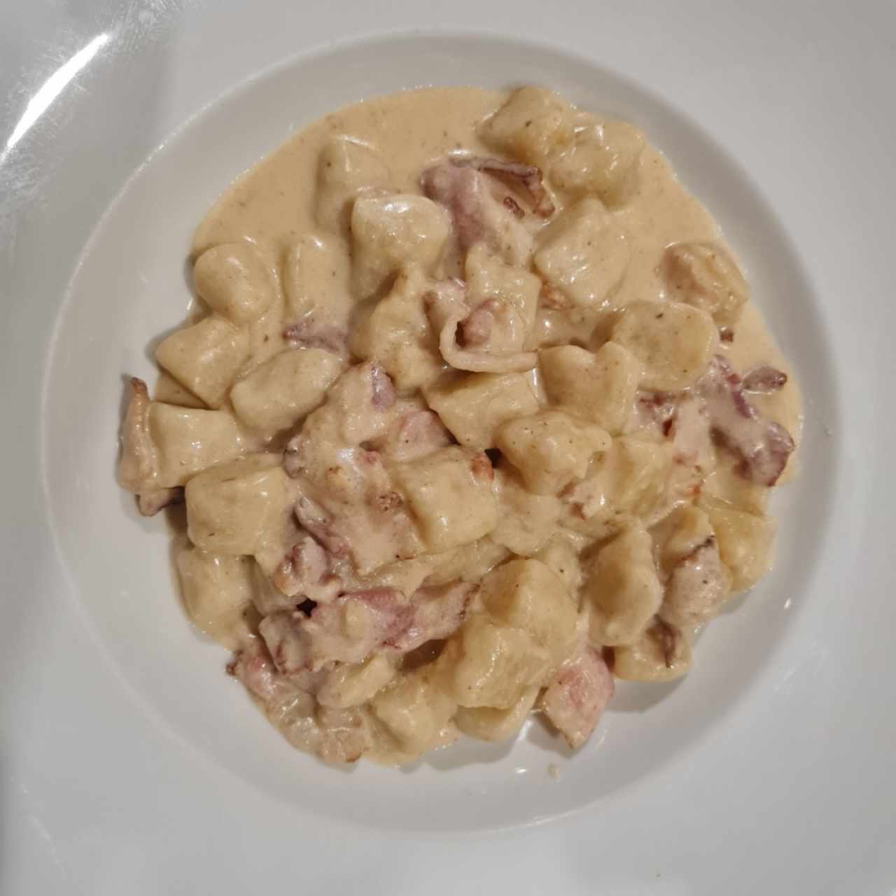 gnocci carbonara