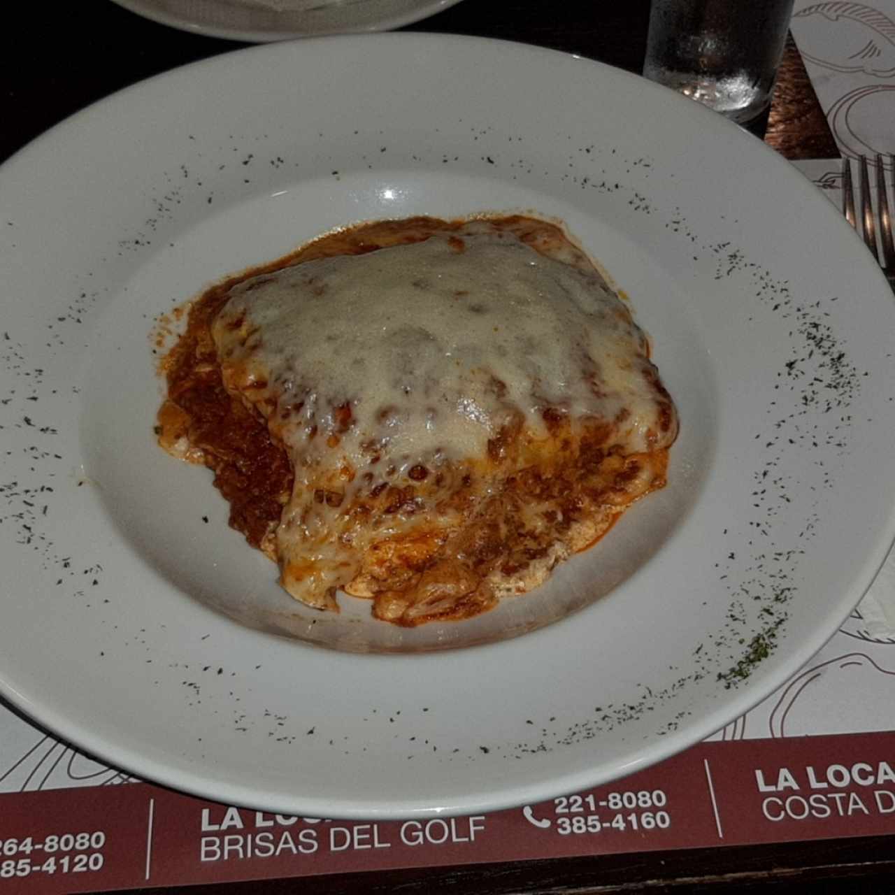 Lasagna de Carne Gratinada